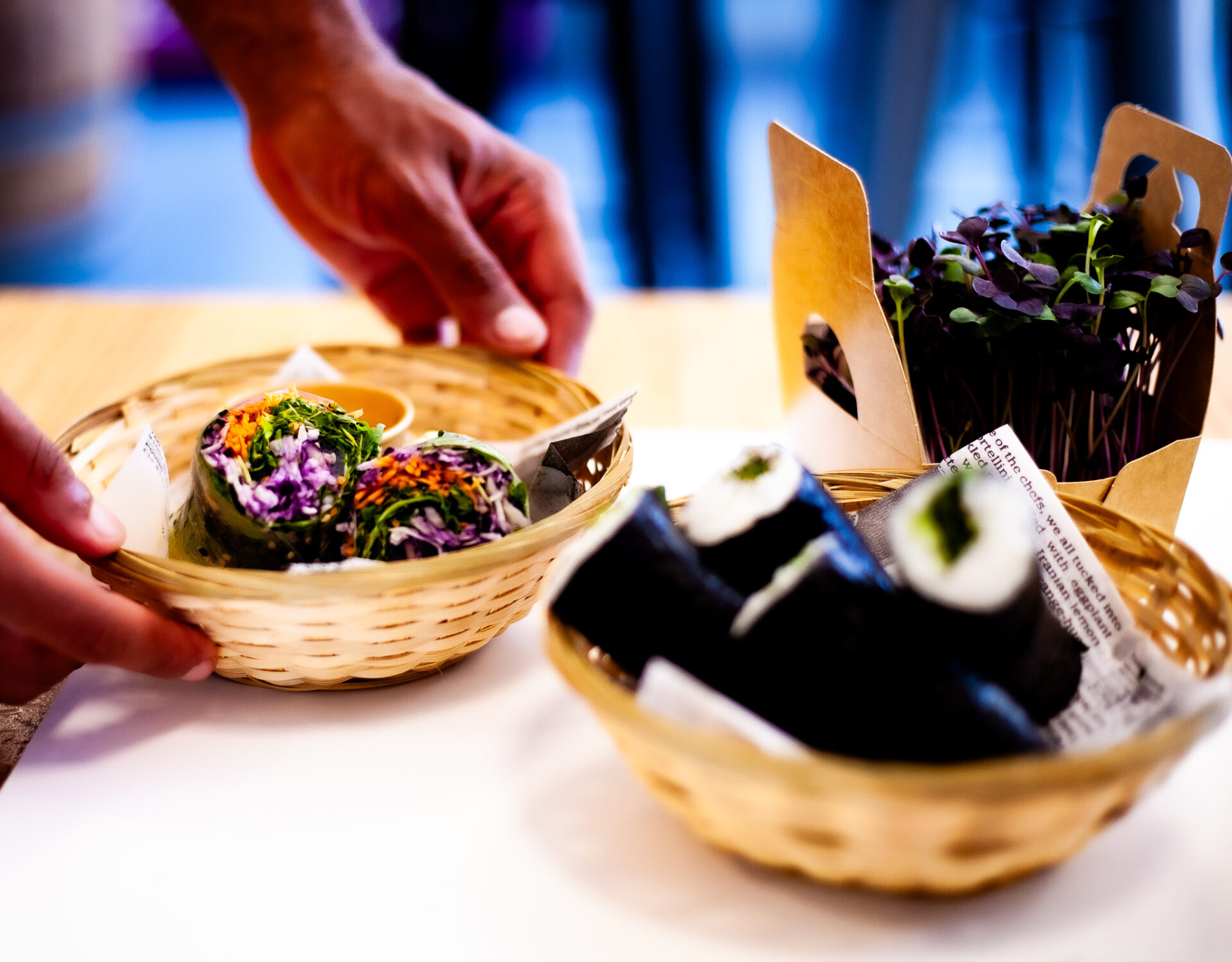 Créations végétales et micropousses en cuisine