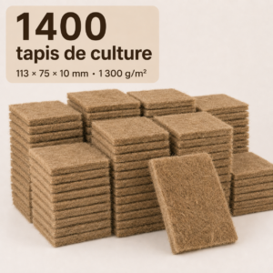 1400 tapis de culture micropousses