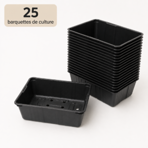 25 barquettes