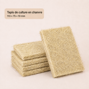 Tapis de culture en chanvre pour faire pousser des micropousses